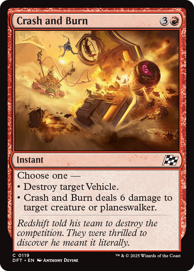Crash and Burn (-119) - Aetherdrift