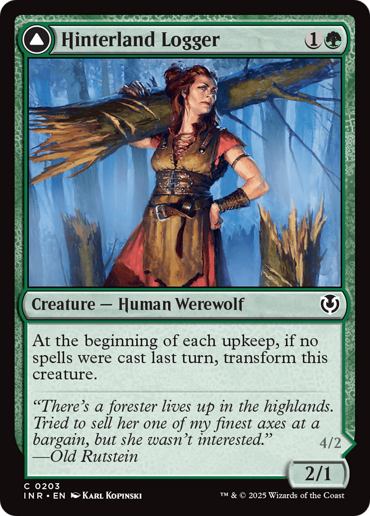 Hinterland Logger (-203) - Innistrad Remastered