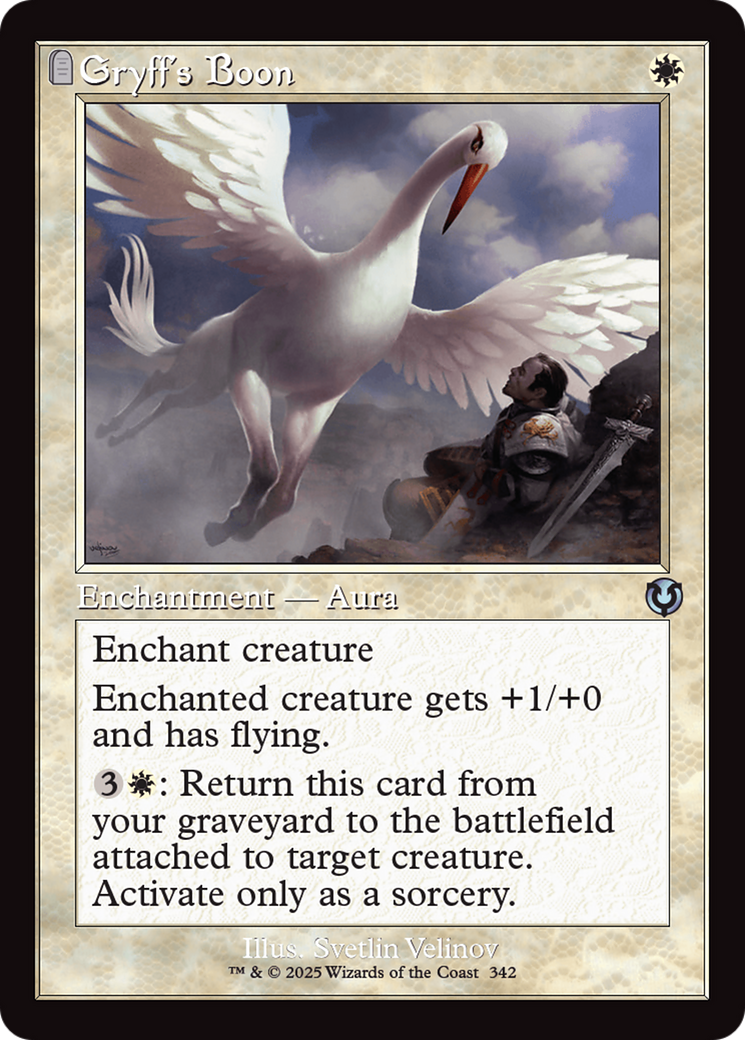 Gryff's Boon (Retro Frame) (-342) - Innistrad Remastered Foil