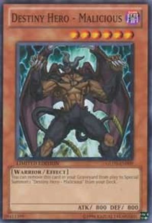 Destiny HERO - Malicious [GLD3-EN009] Common