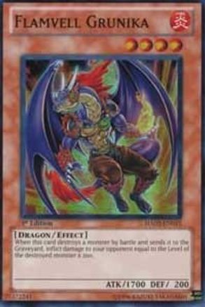 Flamvell Grunika [HA02-EN015] Super Rare