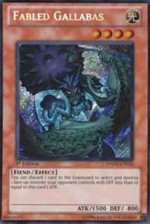 Fabled Gallabas [HA02-EN033] Secret Rare