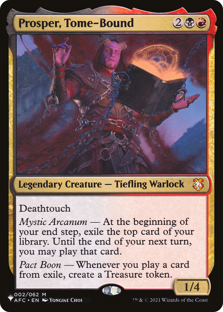 Prosper, Tome-Bound [The List Reprints]