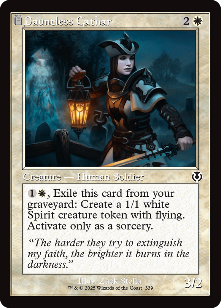 Dauntless Cathar (Retor Frame) (-339) - Innistrad Remastered Foil