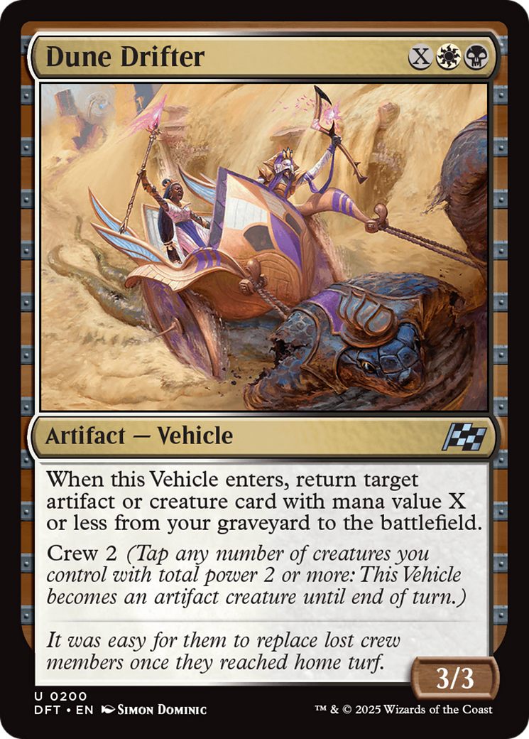 Dune Drifter (-200) - Aetherdrift Foil