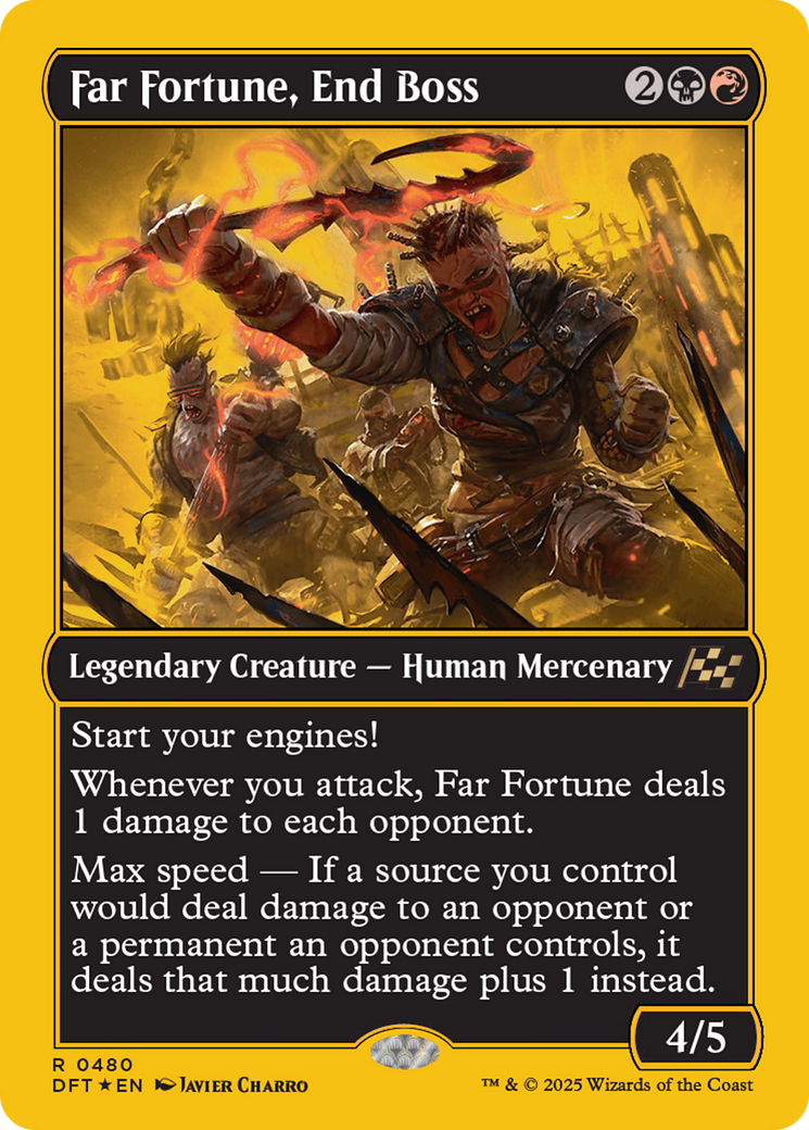Far fortune, End Boss (First-Place Foil) (-480) - Aetherdrift