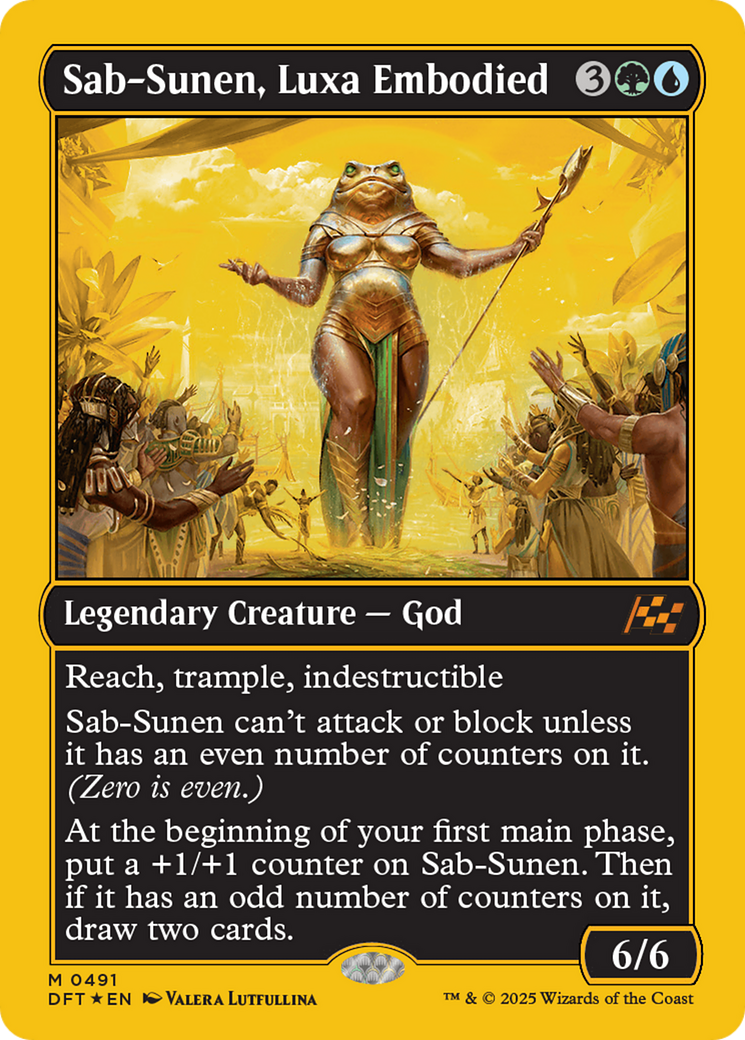 Sab-Sunen, Luxa Embodied (First-Place Foil) (-491) - Aetherdrift