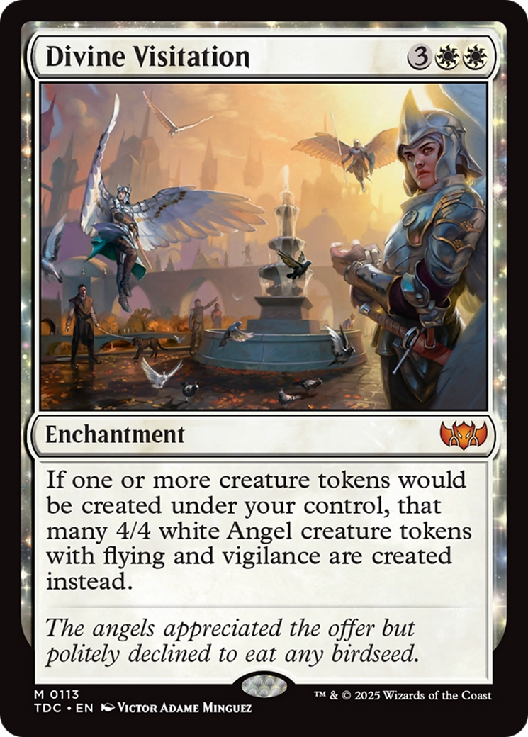 Divine Visitation (TDC-113) - Commander: Tarkir: Dragonstorm
