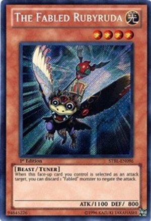 The Fabled Rubyruda [STBL-EN096] Secret Rare