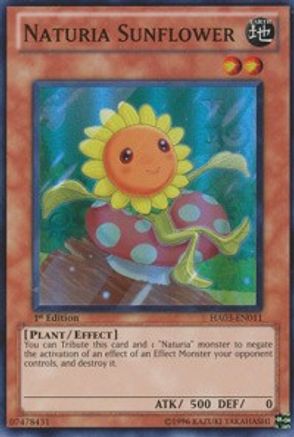 Naturia Sunflower [HA03-EN011] Super Rare