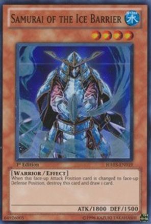 Samurai of the Ice Barrier [HA03-EN019] Super Rare