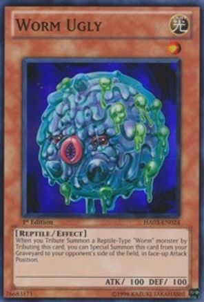 Worm Ugly [HA03-EN024] Super Rare