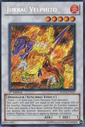 Jurrac Velphito [HA03-EN027] Secret Rare