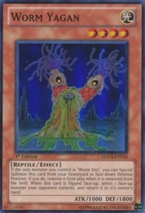 Worm Yagan [HA03-EN055] Super Rare