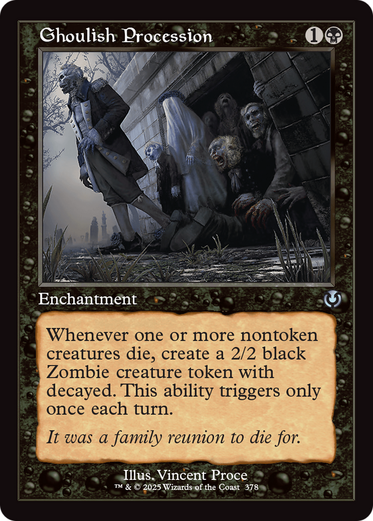 Ghoulish Procession (Retro Frame) (-378) - Innistrad Remastered Foil