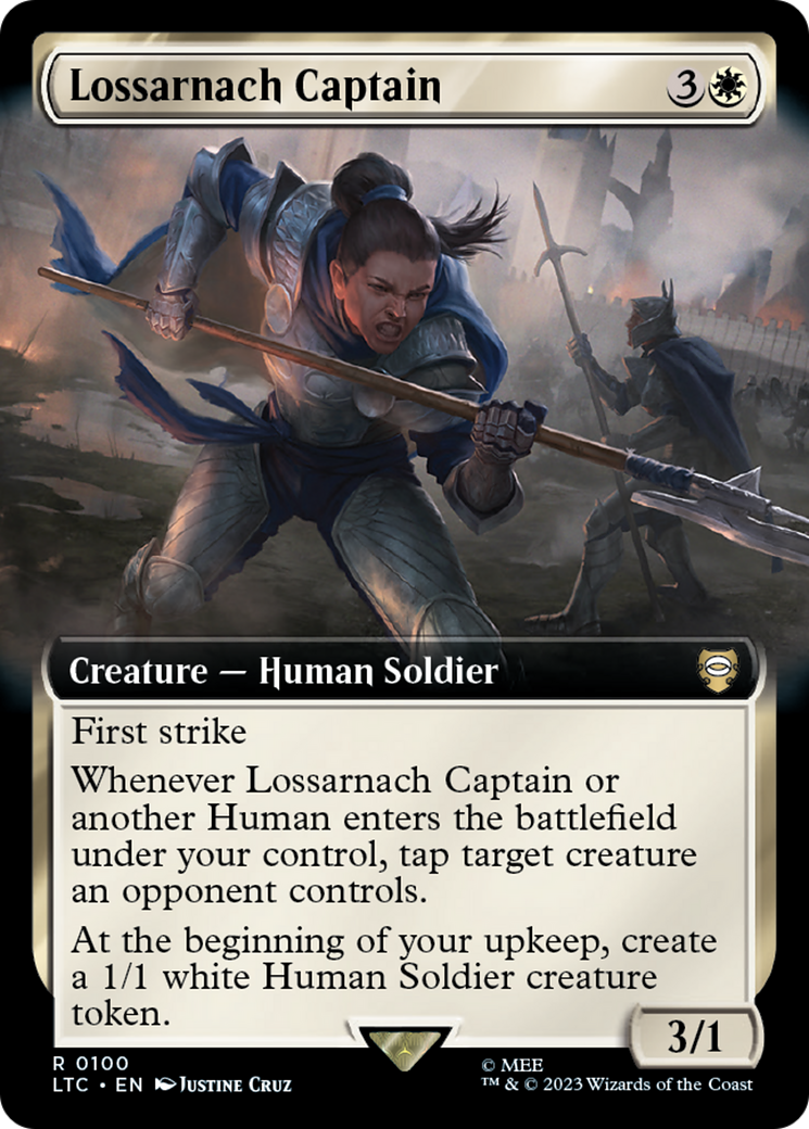 Lossarnach Captain (LTC-100) - Tales of Middle-earth Commander: (Extended Art) Foil