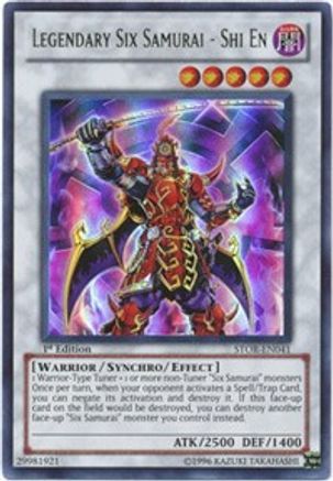 Legendary Six Samurai - Shi En [STOR-EN041] Ultra Rare
