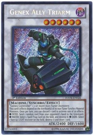 Genex Ally Triarm [HA04-EN026] Secret Rare
