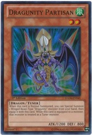 Dragunity Partisan [HA04-EN045] Super Rare