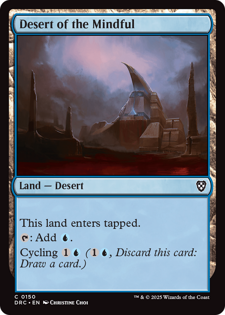 Desert of the Mindful (-150) - Commander: Aetherdrift
