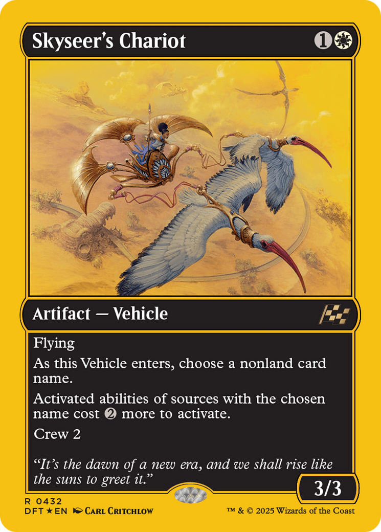 Skyseer's Chariot (First-Place Foil) (-432) - Aetherdrift