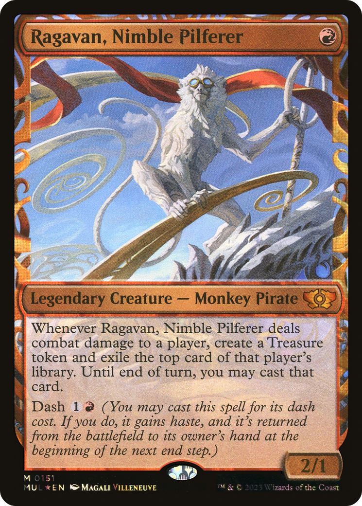 Ragavan, Nimble Pilferer (Halo Foil) [Multiverse Legends]
