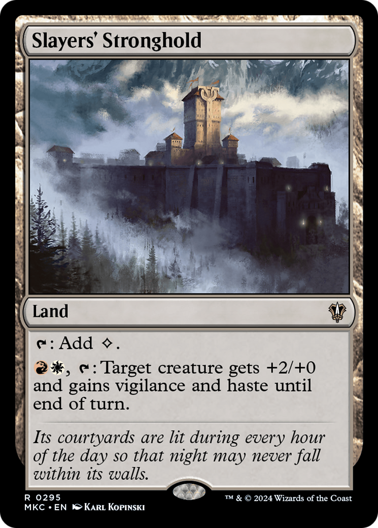 Slayers' Stronghold [Murders at Karlov Manor Commander]