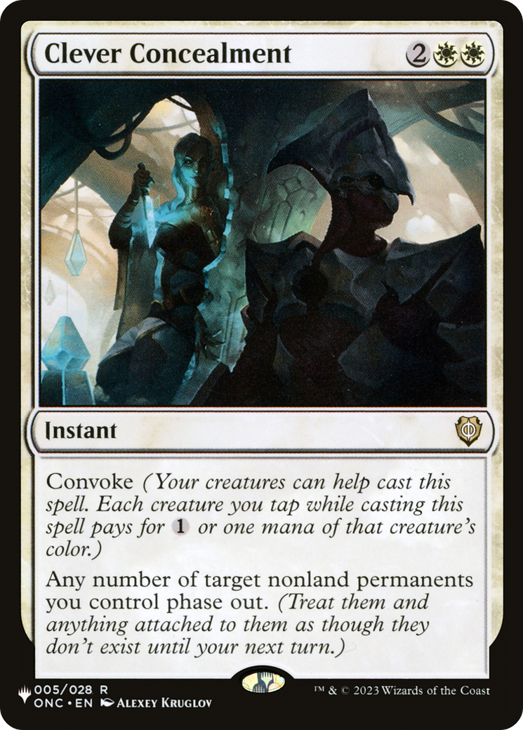 Clever Concealment (-005) - The List Reprints