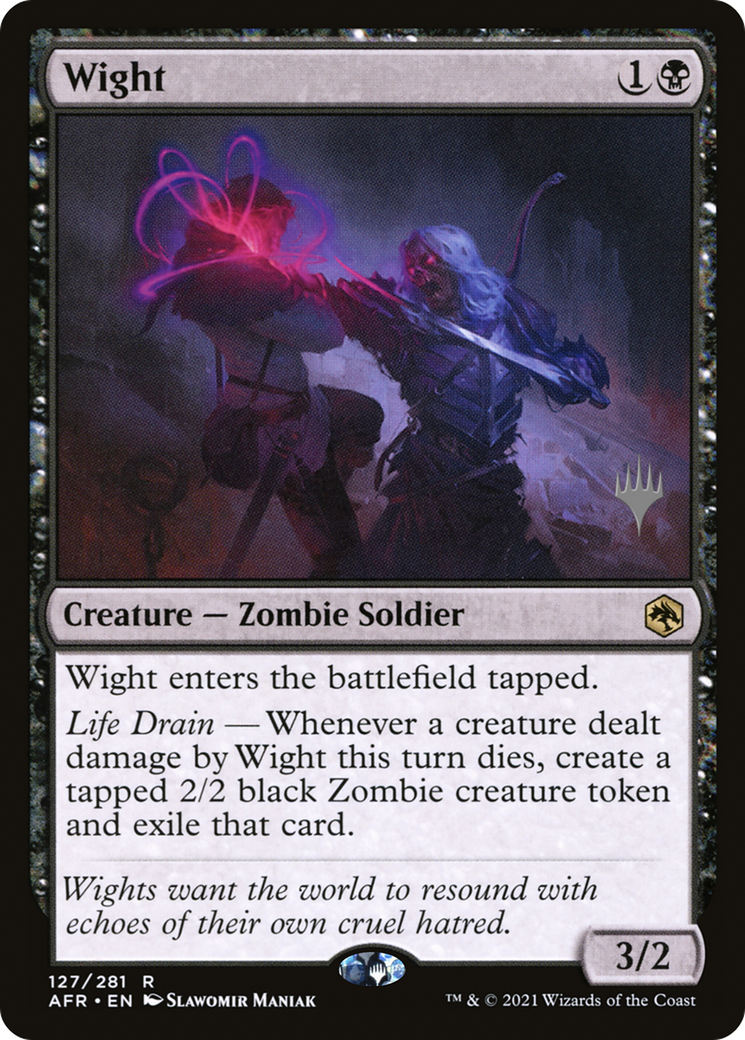 Wight (Promo Pack) [Dungeons & Dragons: Adventures in the Forgotten Realms Promos]