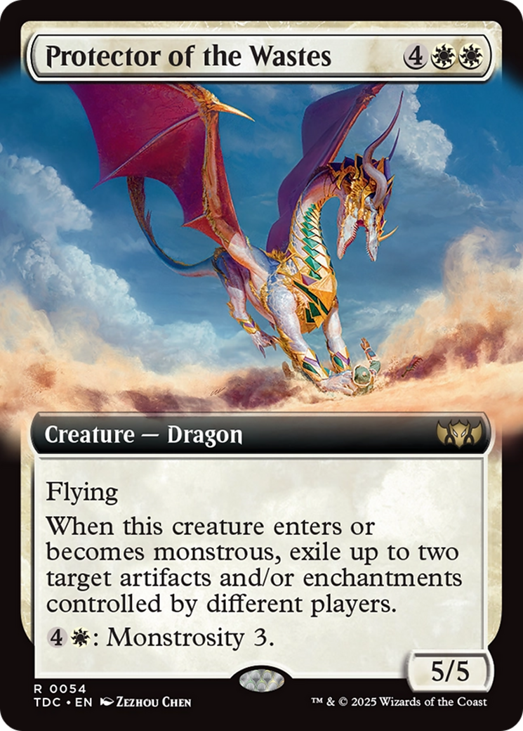 Protector of the Wastes (Extended Art) (TDC-054) - Commander: Tarkir: Dragonstorm