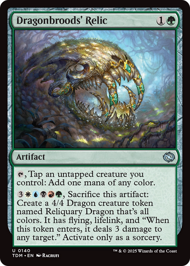 Dragonbrood's Relic (TDM-140) - Tarkir: Dragonstorm Foil