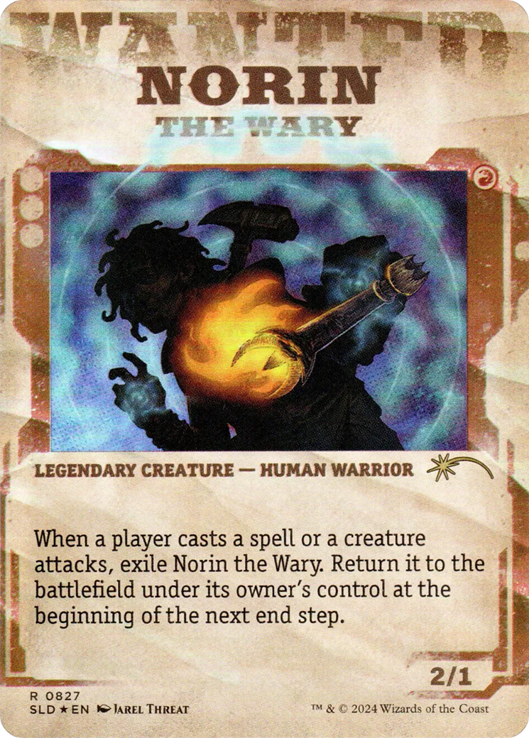 Norin the Wary // Norin the Wary (SLD-827) - Secret Lair Drop: (Showcase) (Borderless)