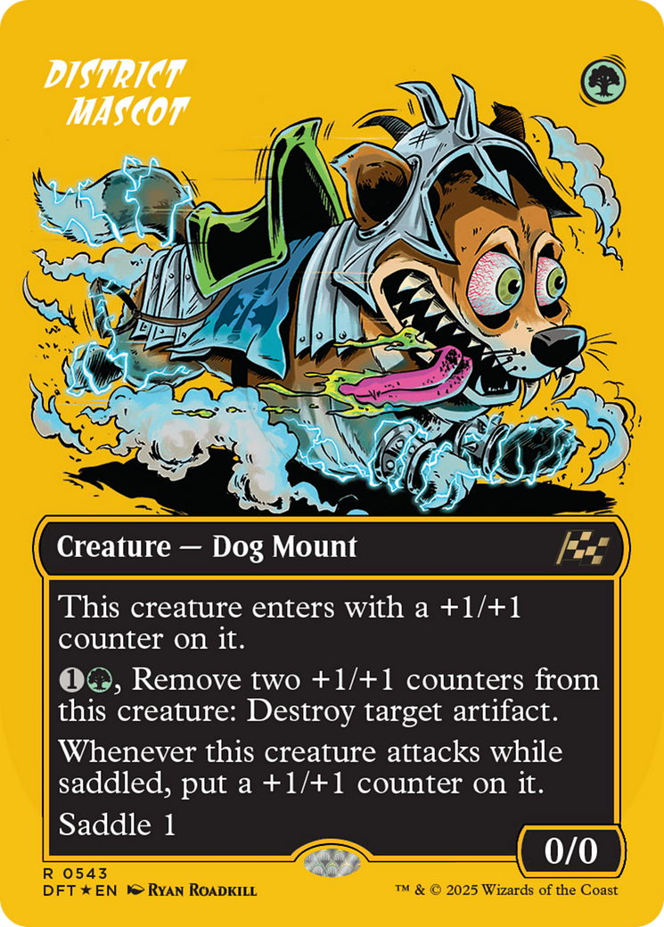 District Mascot (Borderless) (First-Place Foil) (-543) - Aetherdrift