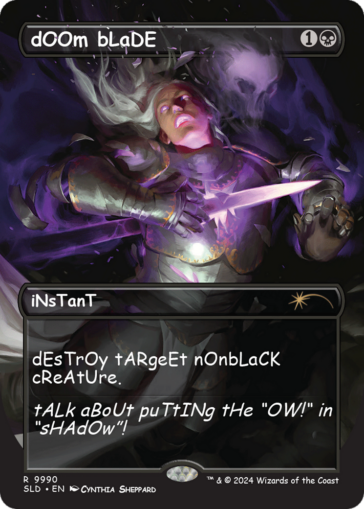 dOOm bLaDE (Rainbow Foil) [Secret Lair Drop Series]