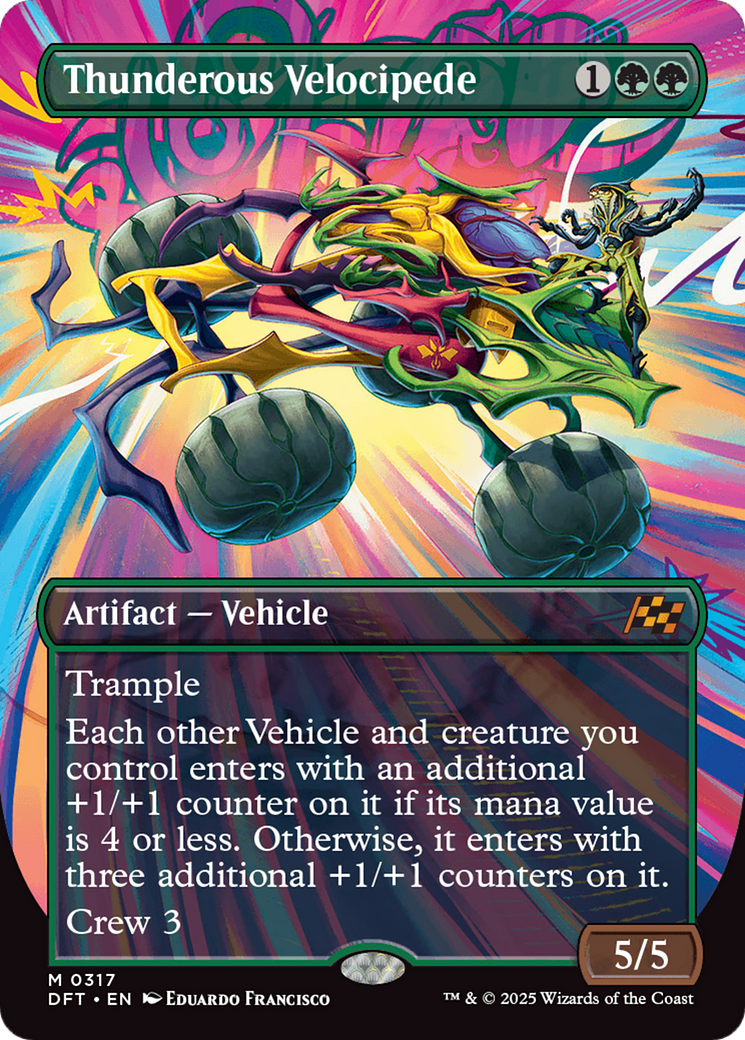 Thunderous Velocipede (Borderless) (-317) - Aetherdrift