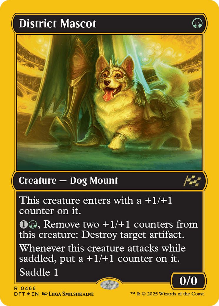 District Mascot (First-Place Foil) (-466) - Aetherdrift