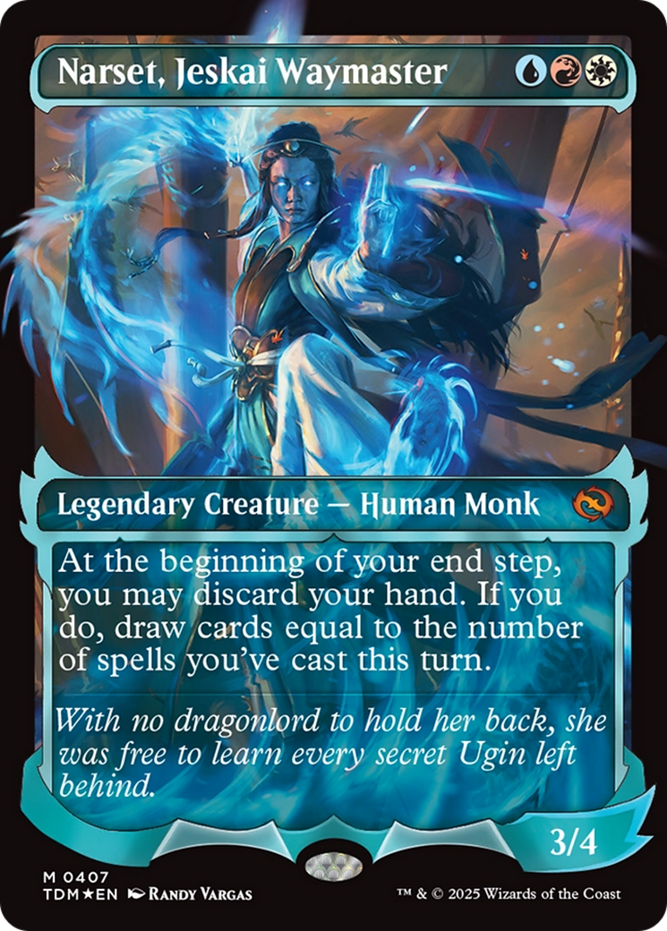 Narset, Jeskai Waymaster (Showcase) (TDM-407) - Tarkir: Dragonstorm