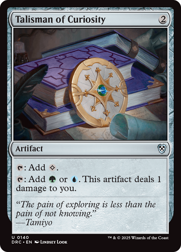 Talisman of Curiosity (-140) - Commander: Aetherdrift