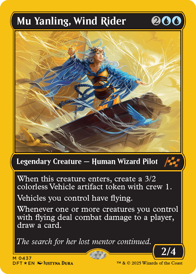 Mu Yanling, Wind Rider (First-Place Foil) (-437) - Aetherdrift