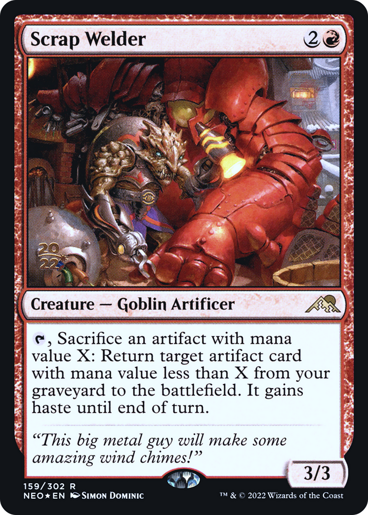 Scrap Welder [Kamigawa: Neon Dynasty Prerelease Promos]