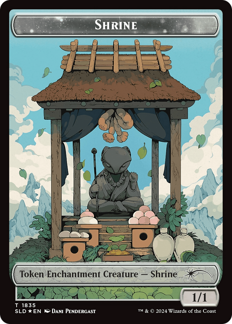 Shrine Token (Rainbow Foil) (-1835) - Secret Lair Drop Series