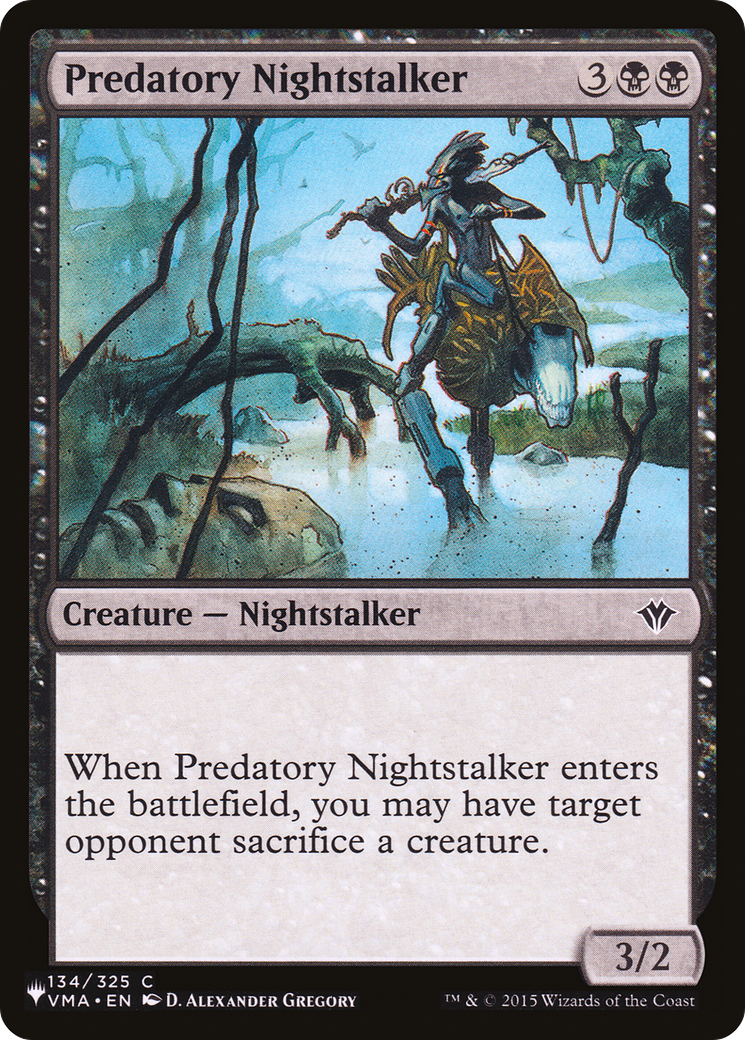 Predatory Nightstalker [The List Reprints]