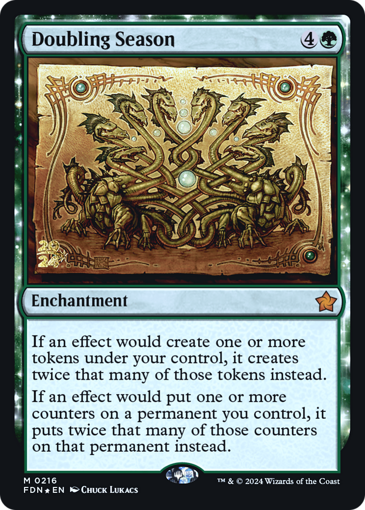 Doubling Season (PRE-216) - Foundations Promos Foil