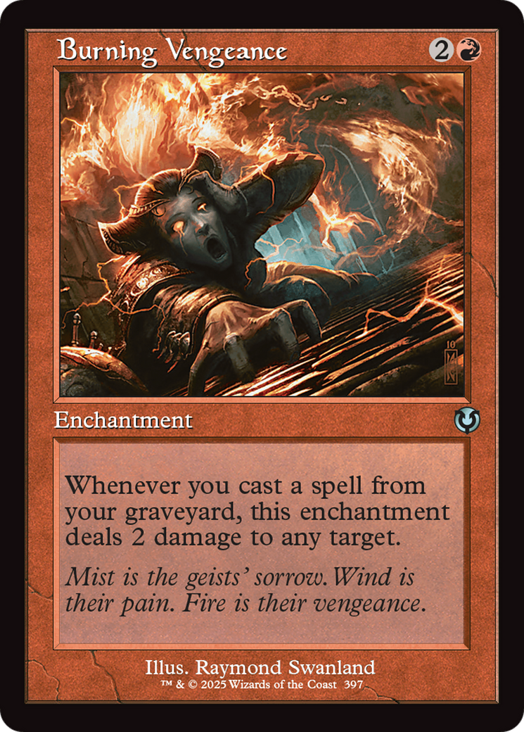 Burning Vengeance (Retro Frame) (-397) - Innistrad Remastered