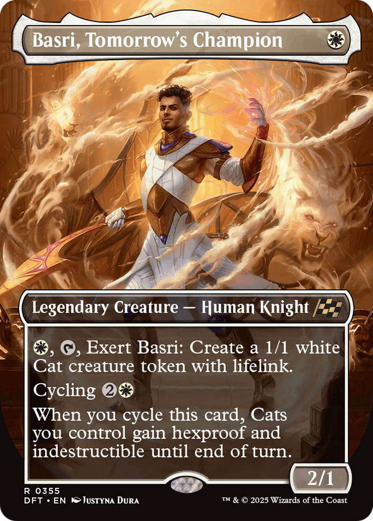 Basri, Tomorrow's Champion (Borderless) (-355) - Aetherdrift
