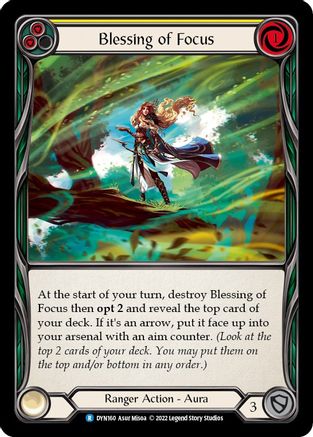 Blessing of Focus (Yellow) [DYN160] (Dynasty)