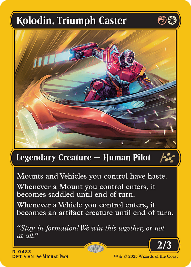 Kolodin, Triumph Caster (First-Place Foil) (-483) - Aetherdrift