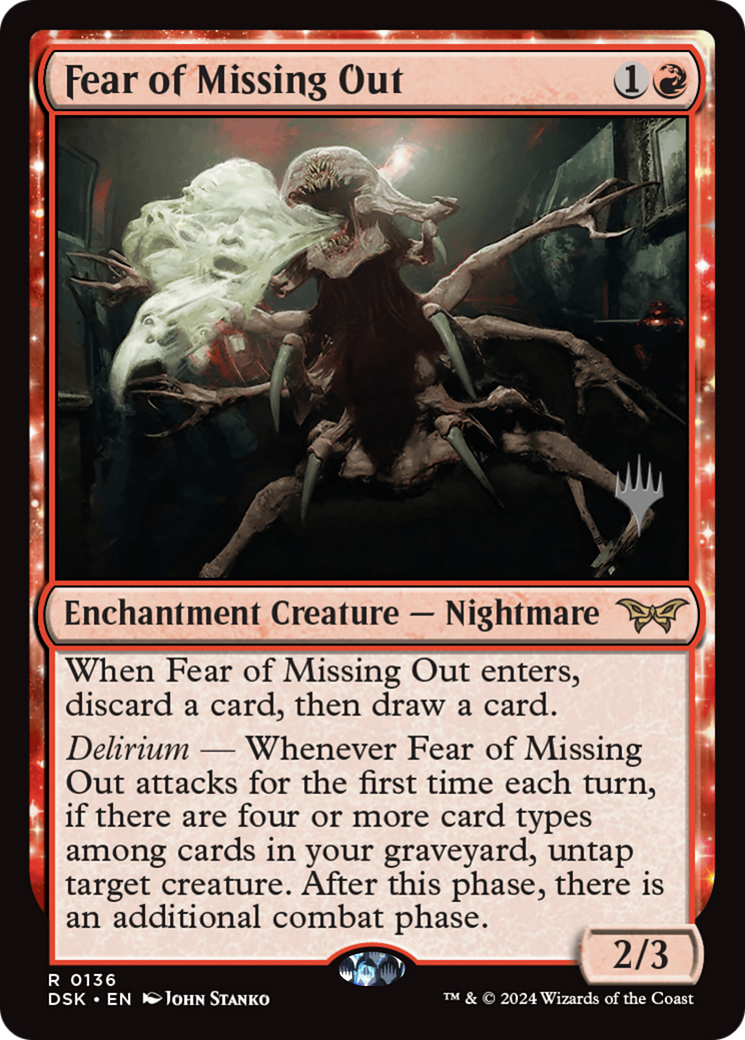 Fear of Missing Out [Duskmourn: House of Horror Promos]
