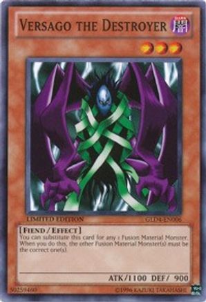 Versago the Destroyer [GLD4-EN006] Common