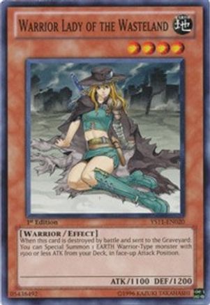 Warrior Lady of the Wasteland [YS11-EN020] Common